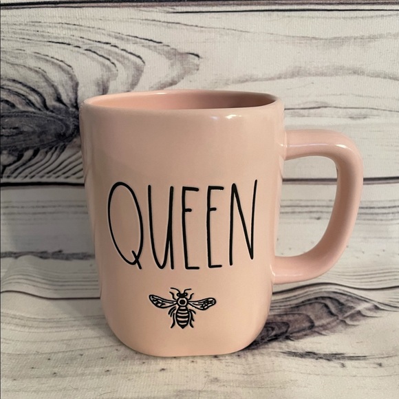 Rae Dunn Other - New Pink Rae Dunn Queen Bee Coffee Mug